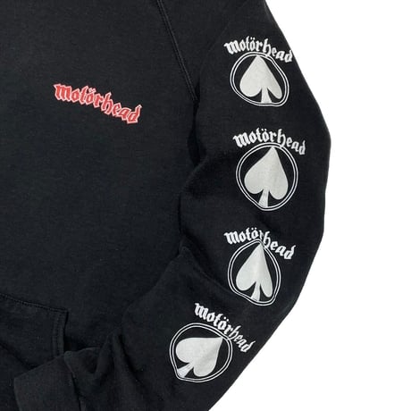 MOTORHEAD OLD HOODED SWEATSHIRT BLACK SCREENSTARS LARGE MADE IN USA 8188