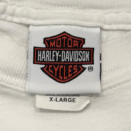 HARLEY DAVIDSON WELCOME LAS VEGAS TRUMP DICE FLAME LS WHITE XL 3020