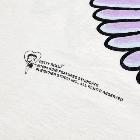 BETTY BOOP DOUBLE SIDE ANGEL 1994 WHITE CHANGES XL 6764