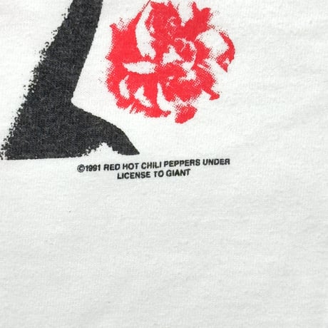RED HOT CHILI PEPPERS Y2K BLOOD SUGAR SEX MAGIK WHITE anvil LARGE 6603