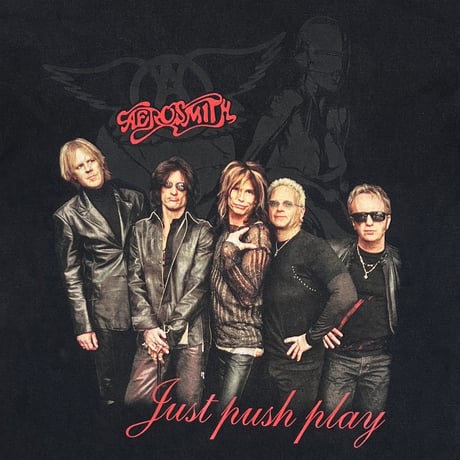 AEROSMITH SORAYAMA JUST PUSH PLAY WORLD TOUR 2001 giant LARGE 4088