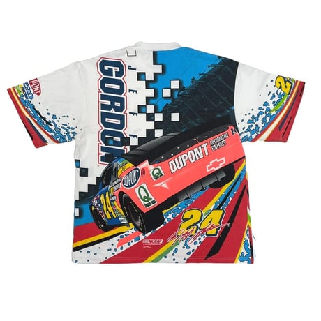 NASCAR 1998 DUPONT JEFF GORDON TEE CHASE AUTHENTIC XL 9234