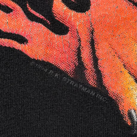 HARLEY DAVIDSON UNTAMED TIGER FLAME BACK EMBLEM LS XL 6132