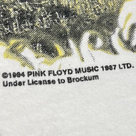 PINK FLOYD DIVISION BELL NORTH AMERICAN TOUR 1994 WHITE BROCKUM XL 8344