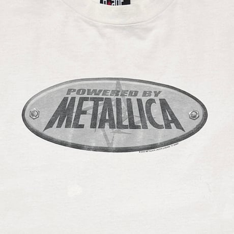 METALLICA 2002 POWERED BY METALLICA LS WHITE GIANT MEDIUM 3886