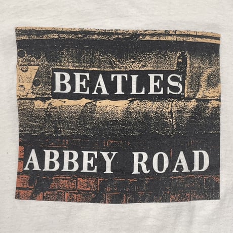 BEATLES 1990 ABBEY ROAD WHITE FRUIT OF THE LOOM XL 9306