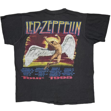 LED ZEPPELIN TOUR 1995 SHORT HILLS TEE XL 0919