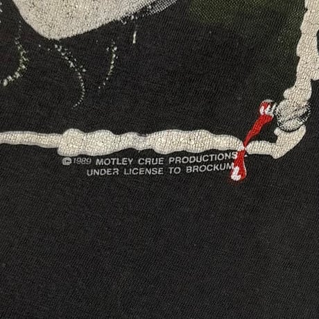MOTLEY CRUE 1989 DR. FEELGOOD TOUR BROCKUM LARGE 9797