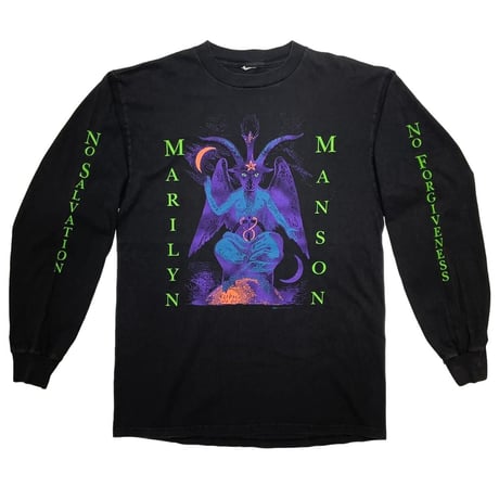 MARILYN MANSON WHEN I'M GOD EVERYONE DIES LS TEE FITS LARGE 7543