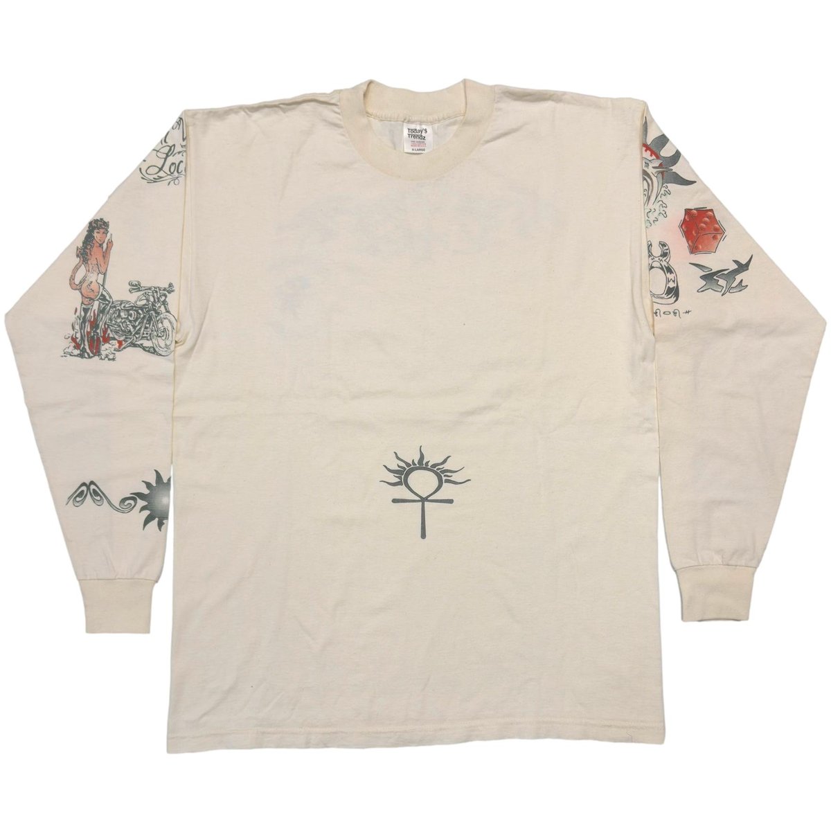 DENNIS RODMAN TATTOO LS NATURAL XL 6935 | great