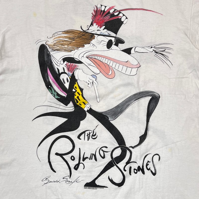 ROLLING STONES 1994 Gerald Scarfe L キムタク ROLLING STONES 1994 Gerald Scarfe WHITE BROCKUM