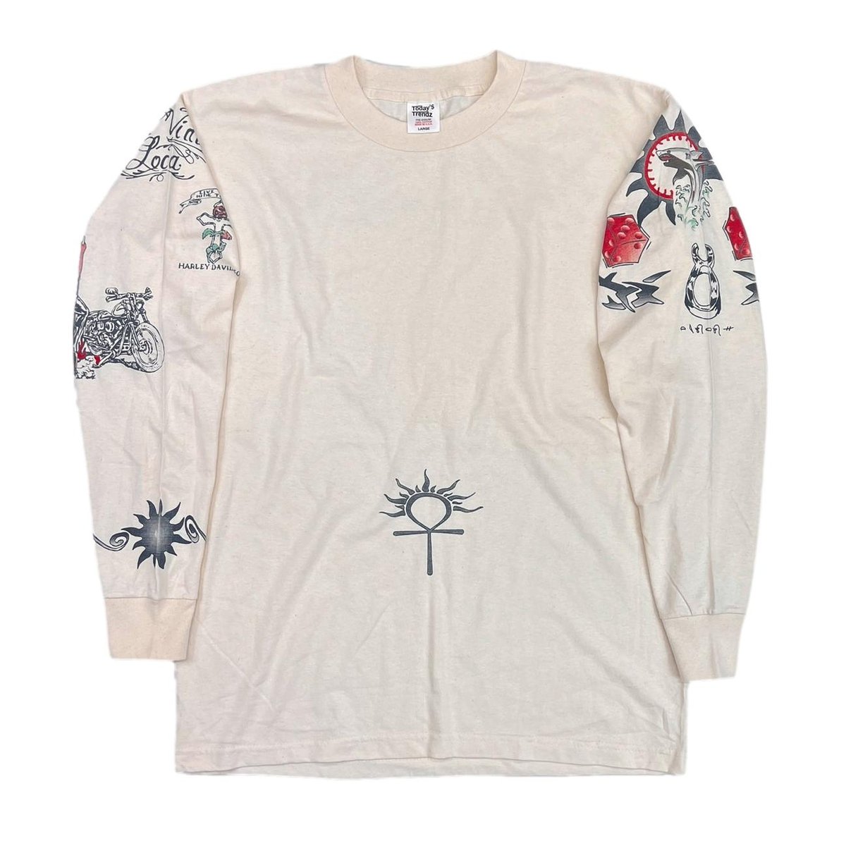 DENNIS RODMAN TATTOO LS NATURAL LARGE 3164 | gr