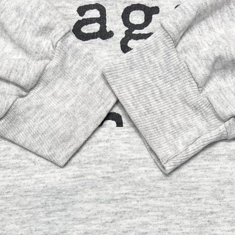 RAGE AGAINST THE MACHINE FRONT TEXT LOGO LS ASH GREY XL 1908