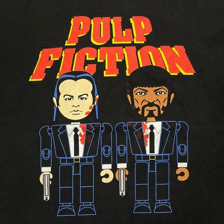 PULP FICTION TOY TEE BLACK M&O LARGE 2573