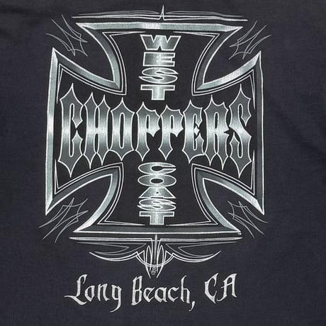 WEST COAST CHOPPERS CHROME LOGO LS FITS LARGE 8483