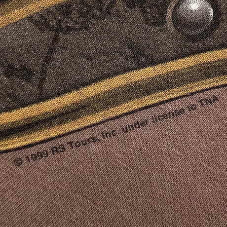 THE ROLLING STONES NO SECURITY TOUR 1999 PAD LOCK LIP & TONGUE BROWN MURINA XL 3923