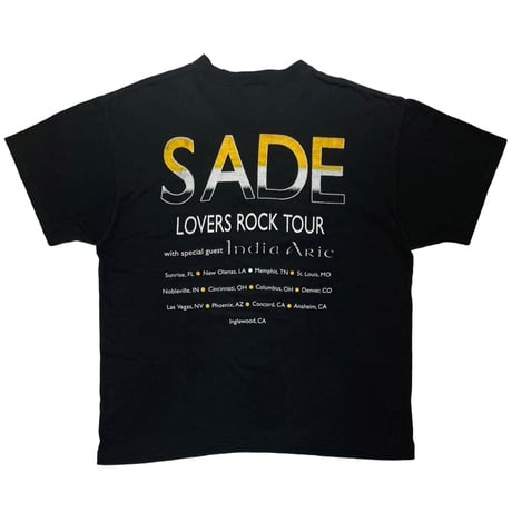 SADE LOVERS ROCK TOUR FRONT FACE FRUIT OF THE LOOM XL 4391