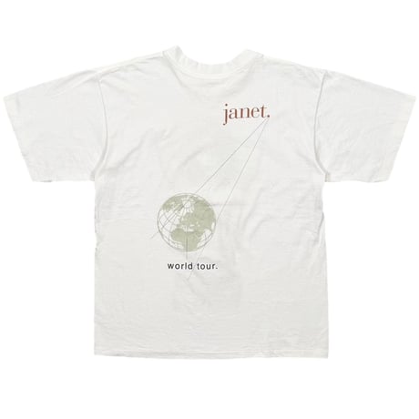 JANET JACKSON WORLD TOUR WHITE CRYSTAL KNITS LARGE 6452