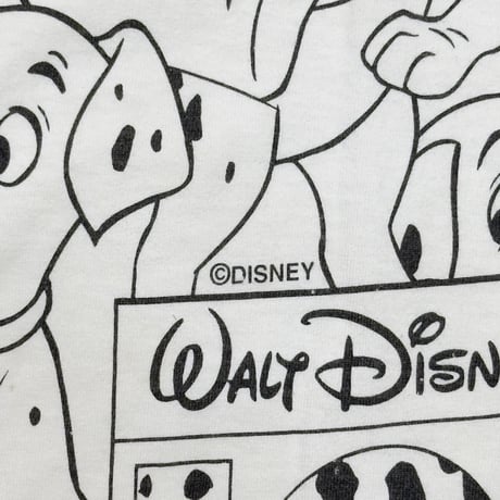 DISNEY VINTAGE 101 DALMATIANS OVP WHITE FITS XL 7363