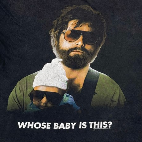 HANGOVER 2010 ALAN&BABY WHOSE BABY IS THIS? LARGE 8268