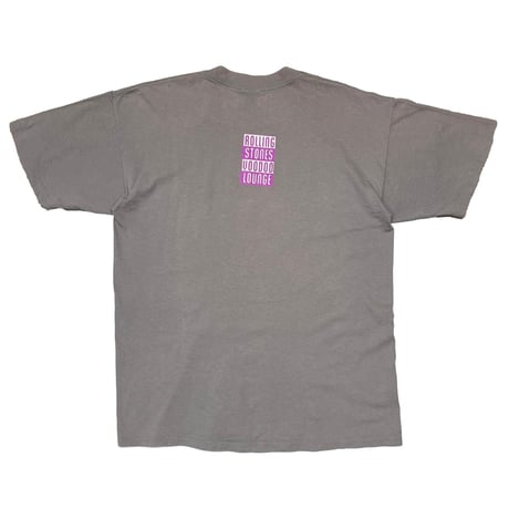 ROLLING STONES PURPLE LIP & SPIKE TONGUE VOODOO LOUNGE CHARCOAL BROCKUM LARGE 5451