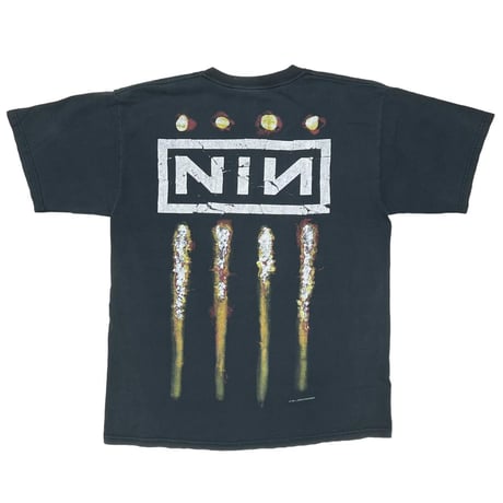 NINE INCH NAILS Y2K THE DOWNWARD SPIRAL GILDAN LARGE 5326