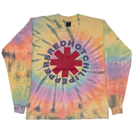 RED HOT CHILI PEPPERS DOUBLE SIDE LOGO TIEDYE EURO XL 5009