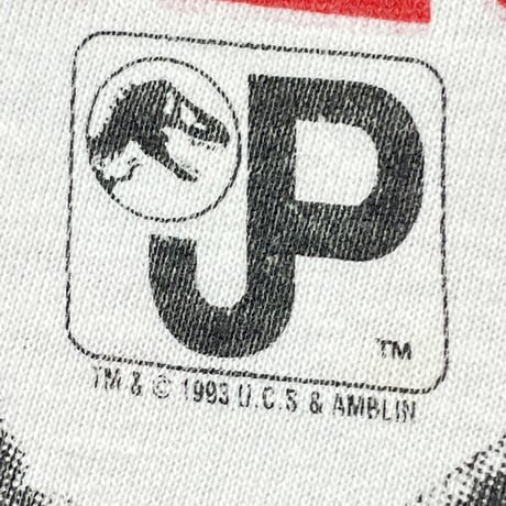 JURASSIC PARK 1993 DANGER! MOVIE PROMO OVP HANES XL 1654