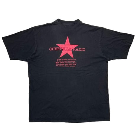 RAGE AGAINST THE MACHINE GUERRILLA RADIO SQUARE LOGO BG XL 7662