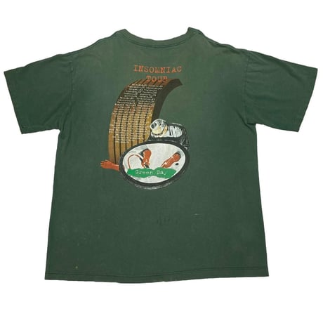 GREEN DAY INSOMNIAC TOUR GREEN FITS XL 5095