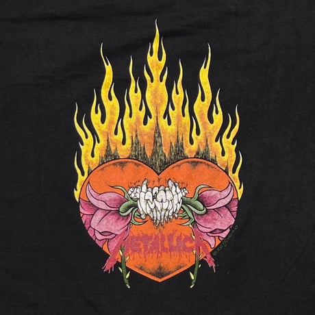 METALLICA PUSHEAD FLAMING SKULL GIANT LARGE 2782