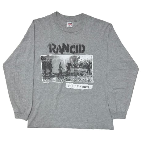 RANCID 1995 THE 11th HOUR LS GREY anvil XL 8237
