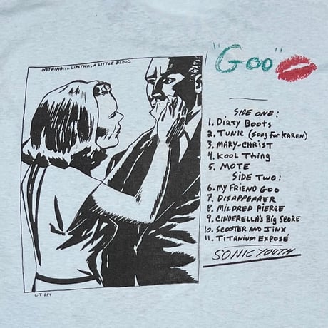SONIC YOUTH GOO LIGHT BLUE SCREEN STARS XXL 0465