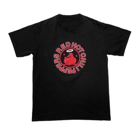 RED HOT CHILI PEPPERS CALIFORNICATION DUCK TEE BLACK FIT LIKE XL 07524