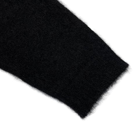 greatLAnd POLLYMAN MOHAIR CARDIGAN BLACK