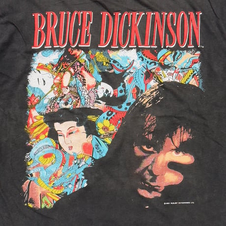 BRUCE DICKINSON 1990 AMERICAN TOUR TATTOOED MILLIONAIRE LARGE 5950