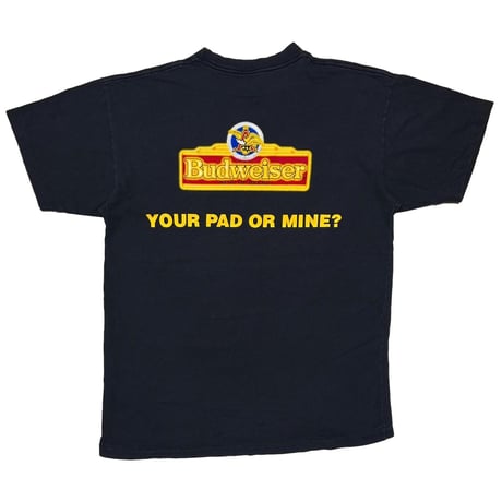 Budweiser 3 FROGS 1995 YOUR PAD OR MINE? FITS L-XL 4217