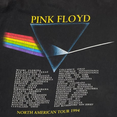 PINK FLOYD DARK SIDE OF THE MOON NORTH AMERICAN TOUR 1994 BROCKUM XL 1669