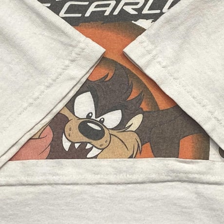 LOONEY TUNES TAZMANIAN DEVIL TEAM MONTE CARLO TEE WHITE XL 7342