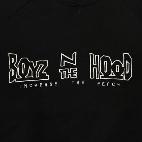 BOYZ N THE HOOD EMBROIDED LOGO RAGLAN SWEAT OSFA 6298