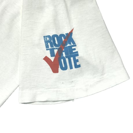 CENSORSHIP IS UNAMERICAN ROCK THE VOTE GIANT BY TEEJAYS LARGE 6858