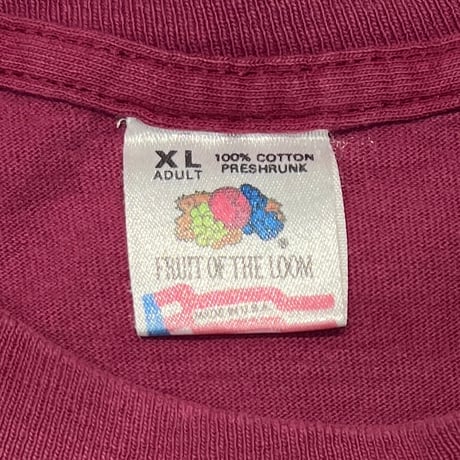 RAGE AGAINST THE MACHINE MOLOTOV BURGANDY FRUIT OF THE LOOM XL 4950
