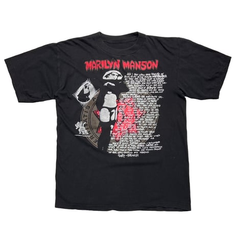90s Marilyn Manson Tシャツ ユーロ ブートbig apple 90s Marilyn Manson Tシャツ ユーロ ブートbig apple CATEGORY