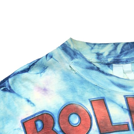 THE ROLLING STONES VOODOO LOUNGE BACK SPIKE TONGUE TIE DYE FITS XL 6129