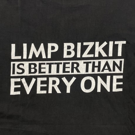 LIMP BIZKIT SIGNIFICANT OTHER LS LIMP BIZKIT IS BETTER THAN EVERY ONE EURO XL 0174