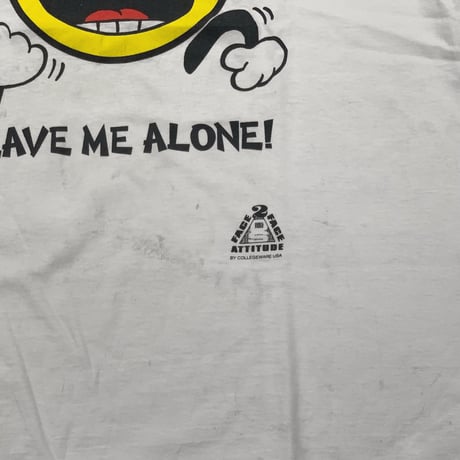 VINTAGE SMILEY LEAVE ME ALONE FITS XL 5349