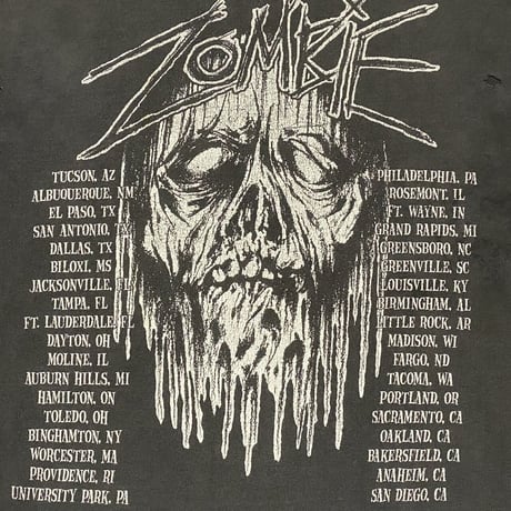ROB ZOMBIE HELLBILLY DELUXE TOUR TEE WINTERLAND LARGE 8369