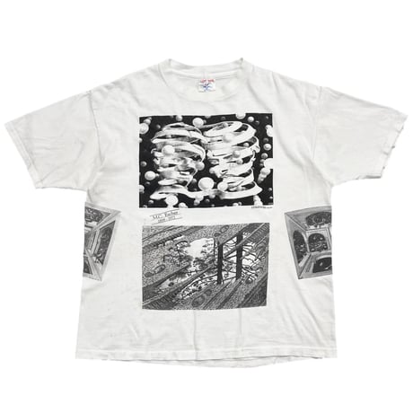 M.C. ESCHER MULTI WHITE SOF TEE XL 8297