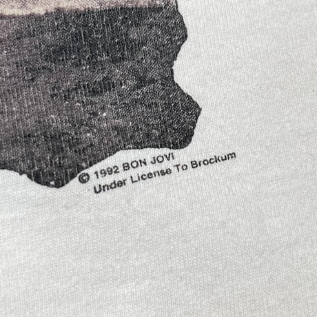 BON JOVI 1992 KEEP THE FAITH WHITE BROCKUM XL 2893