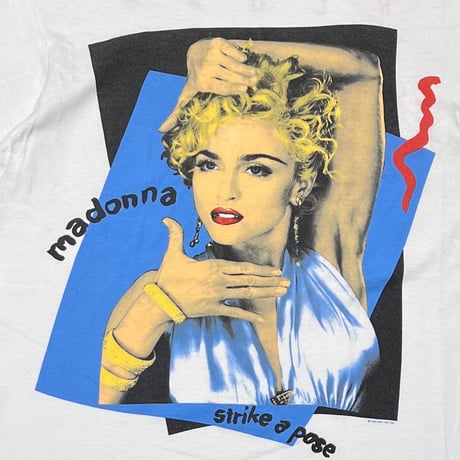 MADONNA 1990 BLOND AMBITION WORLD TOUR WHITE HANES XL 2471